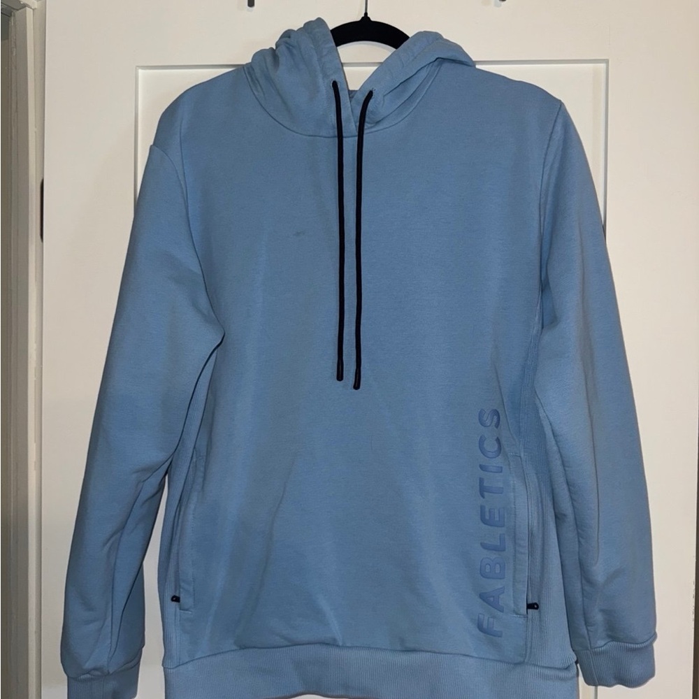 Fabletics Men's Light Blue Hoodie